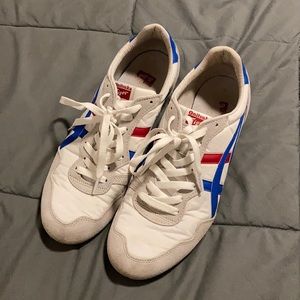 Onitsuka Tiger Serrano Sneakers - White/Blue/Red